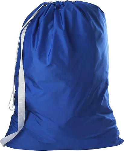 Vista 2 de Bolsa Handy Laundry para la colada, con una correa para el hombro, grande, de 30 pulgadas x 40 pulgadas, de 100% nailon de calidad comercial