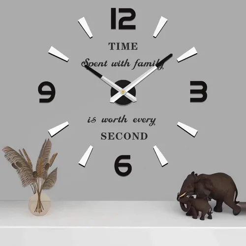 Vista 12 de VANGOLD Reloj de Pared Relojes de Pared de Gran Tamaño para Decoración de Sala de Estar, Relojes de Pared Decorativos a