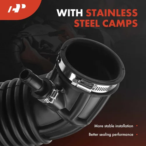 Vista 6 de A-Premium Tubo de manguera de entrada de aire del motor con abrazaderas [compatible con DOHC, 4 cilindros 2.5 L] compatible con Nissan Altima