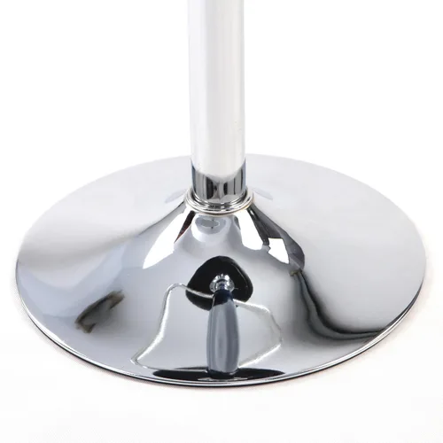 Vista 4 de 2 sillas de comedor ajustables de piel sintética para mostrador hidráulico, color negro, paquete de 2 (150) jersey seating