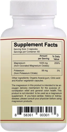 Vista 3 de Constipation Relief Formula #1 (Large Bottle - 180 Cap)