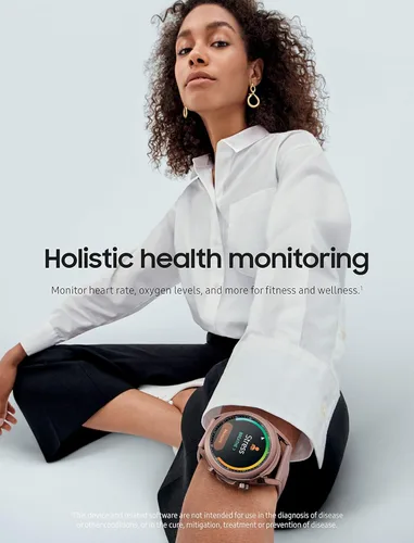 Vista 3 de Samsung Galaxy Watch 3 (1.614 pulgadas, GPS, Bluetooth) Reloj inteligente bronce místico (versión de EE. UU., ) (renovado)