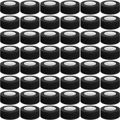 Vista 14 de Treela Paquete de 48 vendajes autoadhesivos a granel, 2 pulgadas x 5 yardas, vendaje cohesivo autoadherente, cinta elástica atlética, cinta