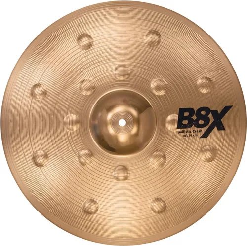 Vista 4 de SABIAN Platillo de choque mediano B8X de 16