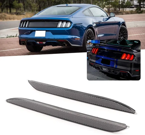 Vista 6 de Tbest Reflectores de parachoques trasero, reflector de luz de parachoques trasero, repuesto para 2015?2017