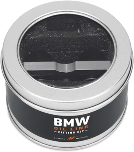 Vista 4 de Mishimoto MMOCF-BMW - Kit de enfriador de aceite compatible con BMW E36 E46 E90 negro