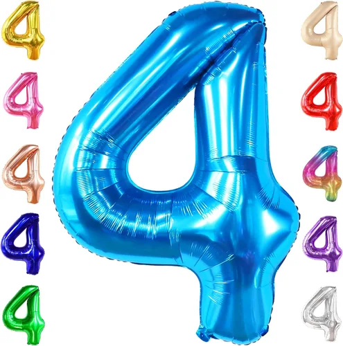 Vista 146 de KatchOn, Globo gigante de oro rosa con el número 5 de 40 pulgadas, globos de cinco globos de oro rosa con el número 5, decoraciones de cumpleaños 5