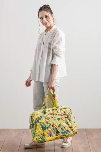 Vista 7 de Maison d' Hermine Bolsa de hombro 100% algodón, bolsa de trabajo informal para mujer, bolsas de gran capacidad para compras, viajes, playa, gimnasio
