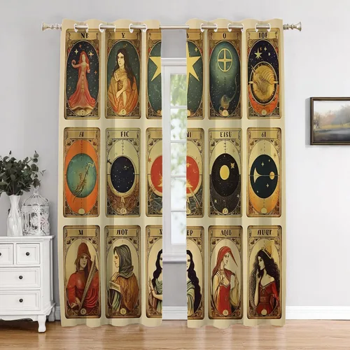 Vista 74 de Cortinas opacas de mármol abstracto blanco y gris para ventanas, cenefas opacas de poliéster multicapa para cocina, paquete de 2 unidades, 26 x 24