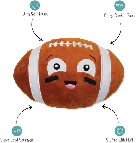 Vista 2 de Fringe Studio - Juguete de peluche para perro, I Wanna Be A Baller, colección Pet Shop (289885)