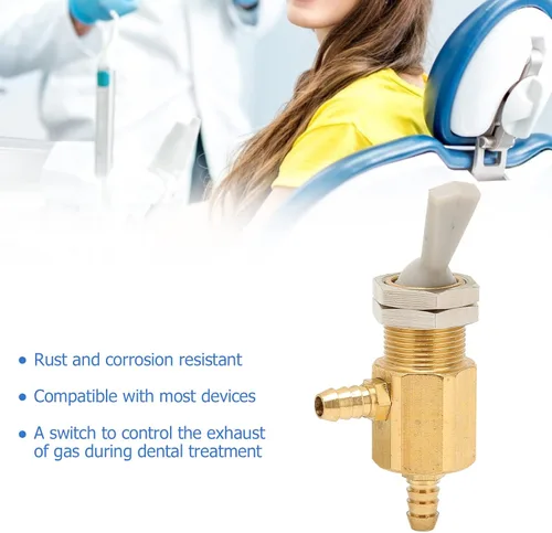 Vista 3 de Interruptor desplegable, interruptor de válvula de metal profesional para unidad de silla, accesorio de unidad (0.118 in)