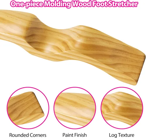 Vista 2 de Uboway Estirador de pie de ballet, equipo de estiramiento de baile portátil con banda elástica, dos almohadillas, correa para las piernas, bolsa