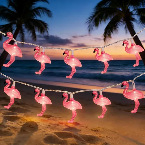 Vista 16 de 8.5Ft Patriotic Red White Blue Star String Lights, 10 LED Plug in Connectable Fairy Lights for 4th of July Independence Day, Outdoor Waterproof Star