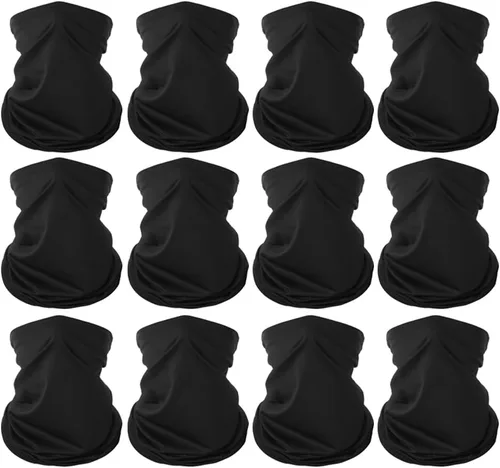 6 piezas de cubrebocas de verano para hombre, polaina de cuello para hombres y mujeres, protección UV, transpirable, protección solar, ciclismo,