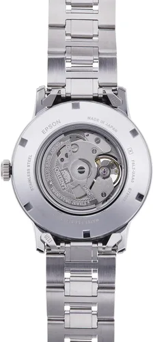 Vista 5 de ORIENT Reloj mecánico clásico semi esquelético Sun & Moon RN-AS0001B para hombre