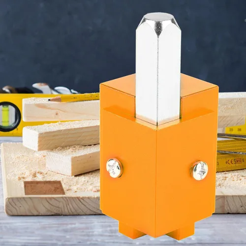 Vista 6 de Cincel de esquina para carpintería en ángulo recto, cincel de madera de carpintero, cincel de perforación de esquina, corte de ángulo recto