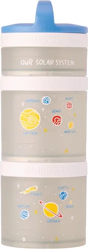 Vista 15 de Whiskware - Dinosaurios - Recipientes apilables para aperitivos para bebés, niños y niños pequeños, 3 vasos apilables para la escuela o el viaje