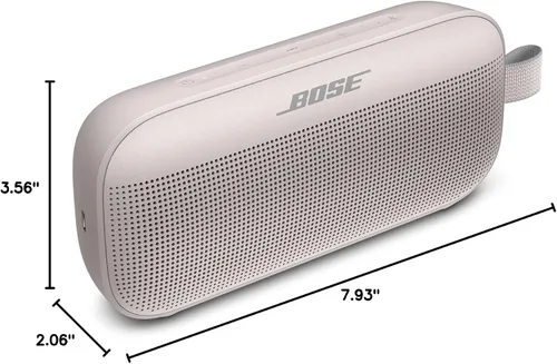 Vista 8 de Bose SoundLink Flex Altavoz portátil Bluetooth impermeable a prueba de polvo - Humo blanco (renovado)