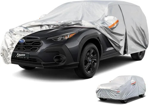 Vista 46 de Kayme - Cubierta impermeable resistente de 7 capas para camioneta, apta para todo clima, protección para exteriores contra lluvia y rayos UV, ajuste