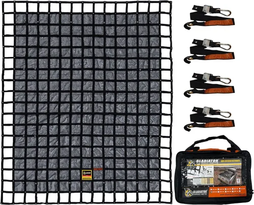 Vista 10 de RED DE CARGA GLADIATOR - Red de carga resistente - (WLL): 1,500 lbs - Accesorio para camioneta - Portador de carga - Organizador de camión
