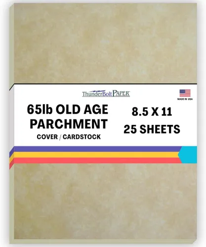 Vista 13 de The Pulp Process - 50 hojas de papel de cubierta de pergamino de edad de 65 libras, 3 x 5 pulgadas, peso de cartulina, hojas de colores de 3 x 5