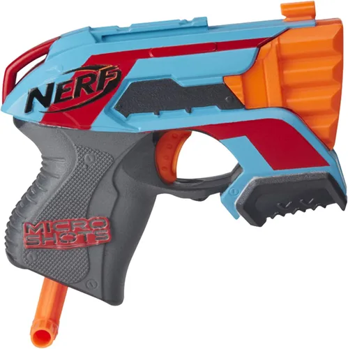 Vista 8 de NERF MicroShots 6-Blaster Bundle - 6 Mini Lanzadardos Elite y 6 Dardos Oficiales Elite - Para Niños, Adolescentes, Adultos (Exclusivo de Yaxa)