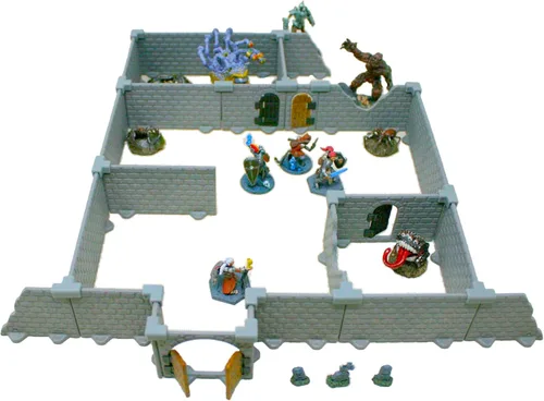 Vista 6 de Dirt Cheap Dungeons - Squire Dungeon Set Modular & Customizable Injection-Molded for Superior Durability TTRPG Accessories for D&D