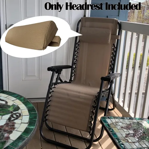 Vista 39 de Ostlttyn Zero Gravity - Almohada de repuesto para silla, color negro, 14.3 x 6.7 x 2.3 pulgadas, relleno de espuma, estilo moderno, soporte