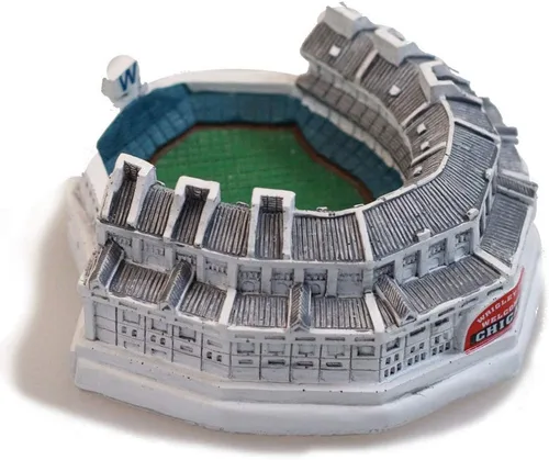 Wrigley Field - Estadio de réplica de cerámica en miniatura