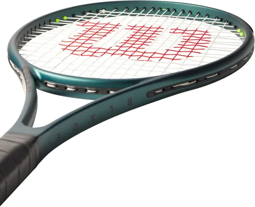 Vista 6 de Wilson Blade 104 V9 - Raquetas de tenis de alto rendimiento, ensartadas con Sensation 16 Natural a media tensión de rango
