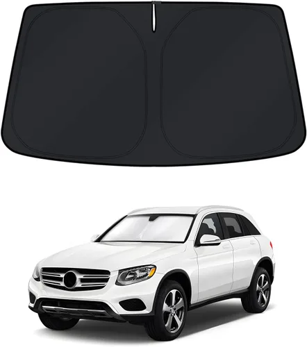 Vista 13 de KUST Parasol para parabrisas para Ford Fusion 2013-2020 2021, accesorios, pantalla de ventana, protector de visera solar, plegable, bloquea