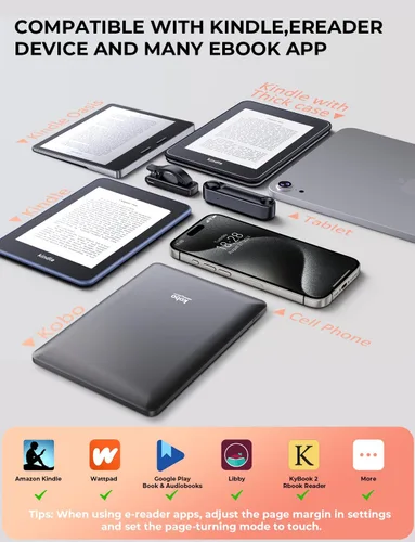 Vista 6 de Tryone Soporte para Tableta de Cuello de Ganso con Pasador de Páginas para Lectura de Kindle en la Cama: Soporte de Brazo Perezoso Ajustable