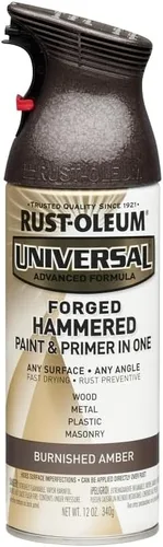 Vista 102 de Rust-Oleum 267298-6PK Pintura en aerosol martillada universal para todas las superficies, 12 onzas, blanco, paquete de 6