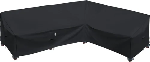 Vista 26 de Funda de sofá modular de alta resistencia para exteriores, tejido 600D 100 % impermeable, para muebles de patio