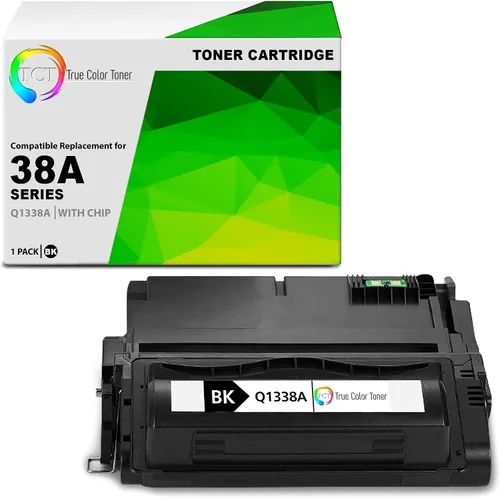TCT Cartucho de tóner 38A – Repuesto compatible de alta calidad para impresoras HP 38A Q1338A negro, funciona con impresoras HP LaserJet 4200 4200N
