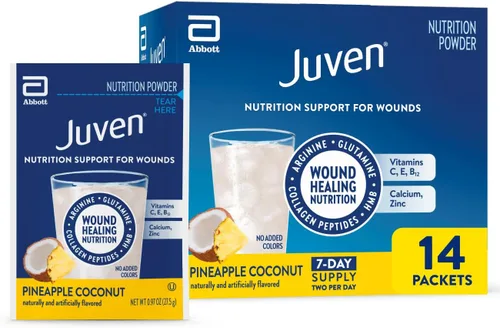 Vista 15 de Juven - Bebida nutricional terapéutica en polvo para curación de heridas, incluye proteína de colágeno