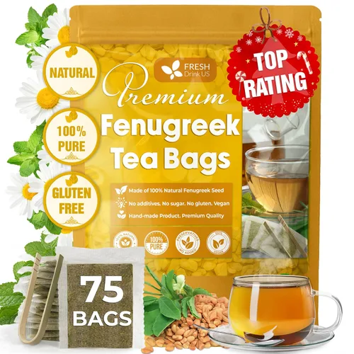 Vista 29 de FreshDrinkUS, 135 bolsas de té de jengibre y cúrcuma premium, ingredientes 100% naturales, mezcla hecha a mano de té de hierbas de cúrcuma