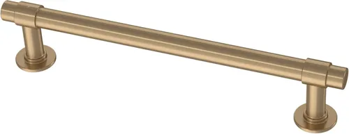 Vista 48 de Franklin Brass Francisco (paquete de 5) manijas de gabinete de 3 pulgadas con orificio central Herrajes de bronce champán para puertas de cocina