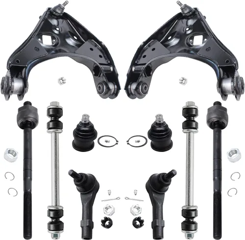 Vista 137 de Detroit Axle - Kit de suspensión frontal de 10 piezas para Dodge Avenger 2008-2014, Chrysler Sebring 2007-2010, 2 brazos de control inferiores, 2