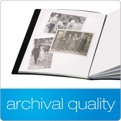 Vista 4 de Cardinal showfile Display Book con cubierta de Custom Pocket 85x 11inch Hoja Tamaño 12fundas negro 50132cb