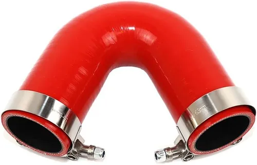 Vista 11 de Acoplador de codo de 135 grados reforzado de 4 capas de alto rendimiento de 2 pulgadas con abrazadera de perno SS304 T (2 pulgadas, negro)