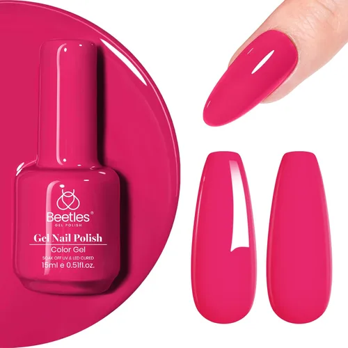 Vista 116 de Beetles - Esmalte de uñas de gel blanco perla, 0.5 onzas líquidas, color blanco perla, brillante, sirena, concha nacarada, esmalte de uñas de gel
