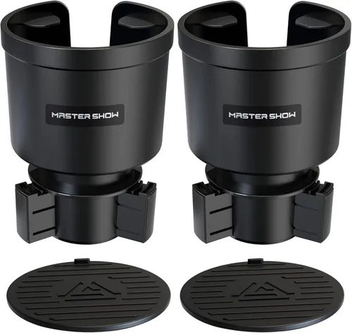 Expansor universal mejorado para portavasos de automóvil para botellas de 3.4 a 4 pulgadas, base ajustable que se adapta a la mayoría de vehículos,