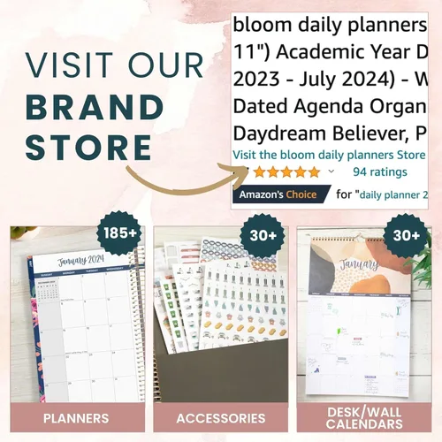 Vista 6 de Bloc de notas para planificación Bloom Daily Planners 6 x 9, 6" x 9" bloque de bolsillo