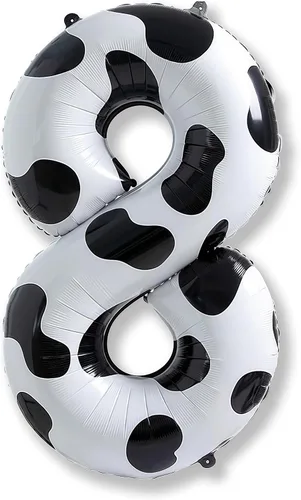 Vista 46 de Globos de Sirena Número 0 de 40 Pulgadas, Juego de Globos de Números Grandes Morado Verde Azulado Arcoíris 0-9, Globos de Números de Papel