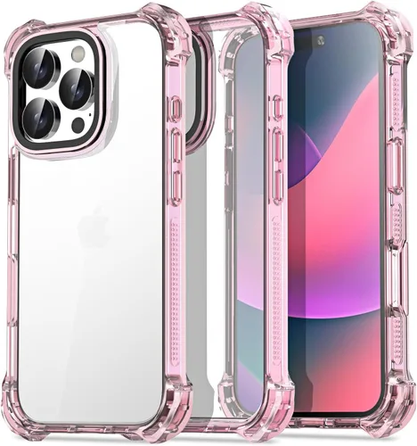 Vista 54 de AICase Funda Bounce Compatible con iPhone 15 Transparente Compatible con MagSafe, Protección contra Impactos Resistente a Golpes [Sin Amarilleo]
