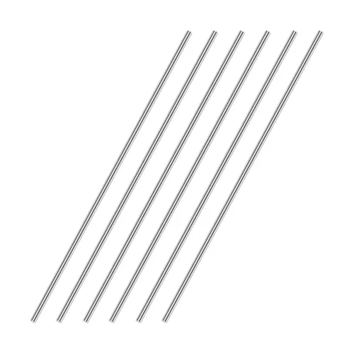Vista 22 de uxcell Varilla redonda sólida de acero inoxidable 304 de 0.039 in x 3.937 in para manualidades de bricolaje - 10 piezas