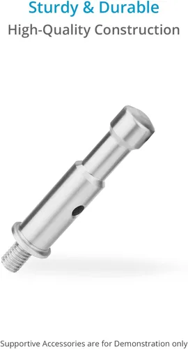 Vista 5 de Proaim Pasador de bebé de 5/8 pulgadas con tornillo de 3/8 pulgadas para carro de producción de video Proaim Victor Lite. para accesorios de soporte