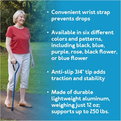 Vista 3 de Carex Ergo Offset Walking Cane