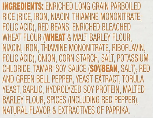 Vista 8 de Zatarain's Mezcla de frijoles rojos y arroz reducidos en sodio, 8 onzas